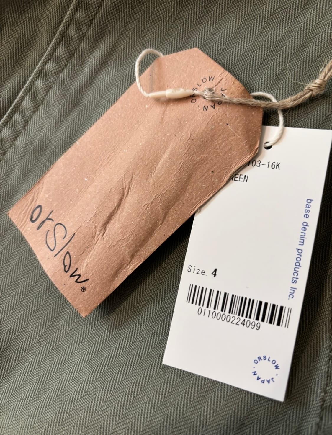 오어슬로우 썸머 퍼티그  팬츠 상품이미지8