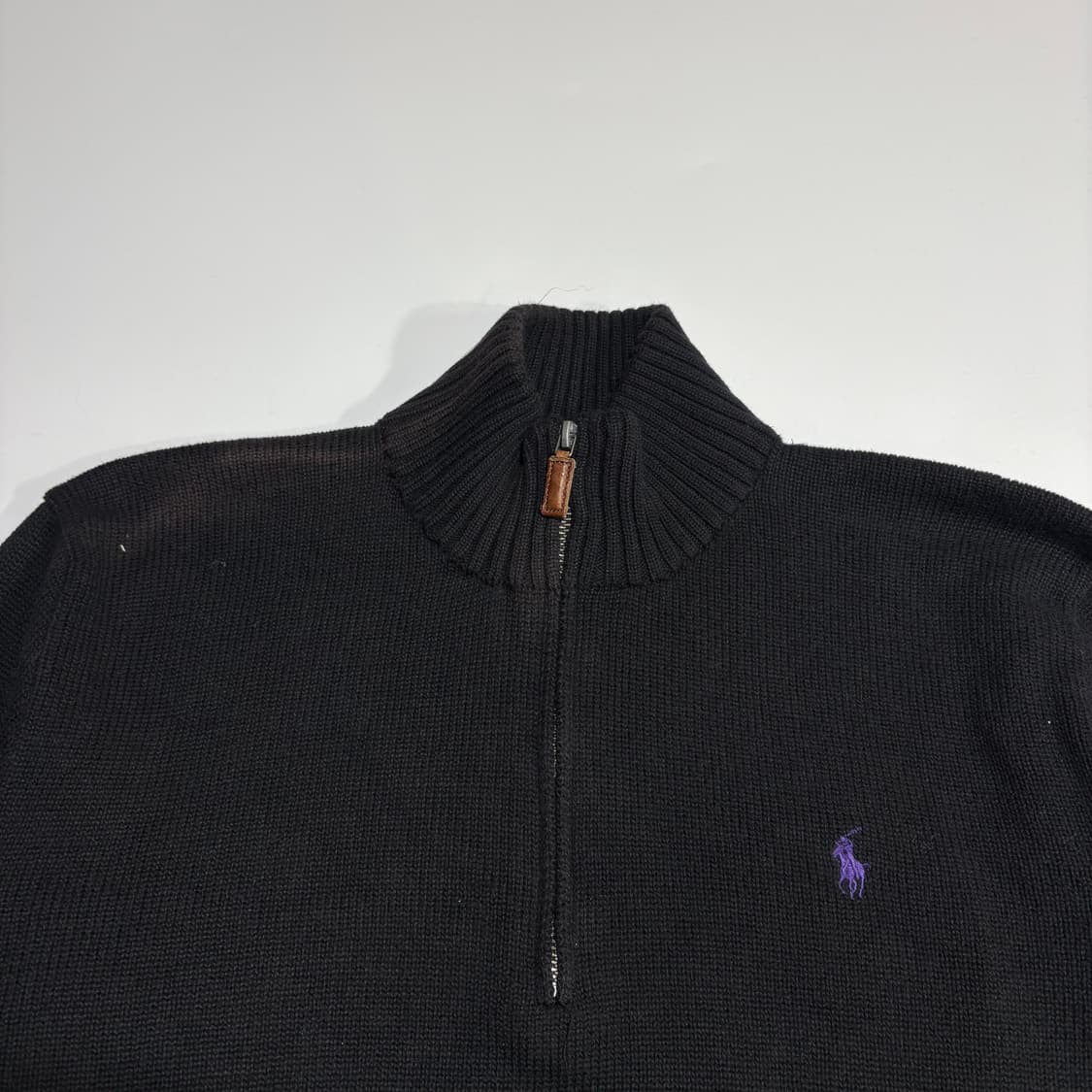 폴로랄프로렌 블랙 하프집업 니트 스웨터 상품이미지3