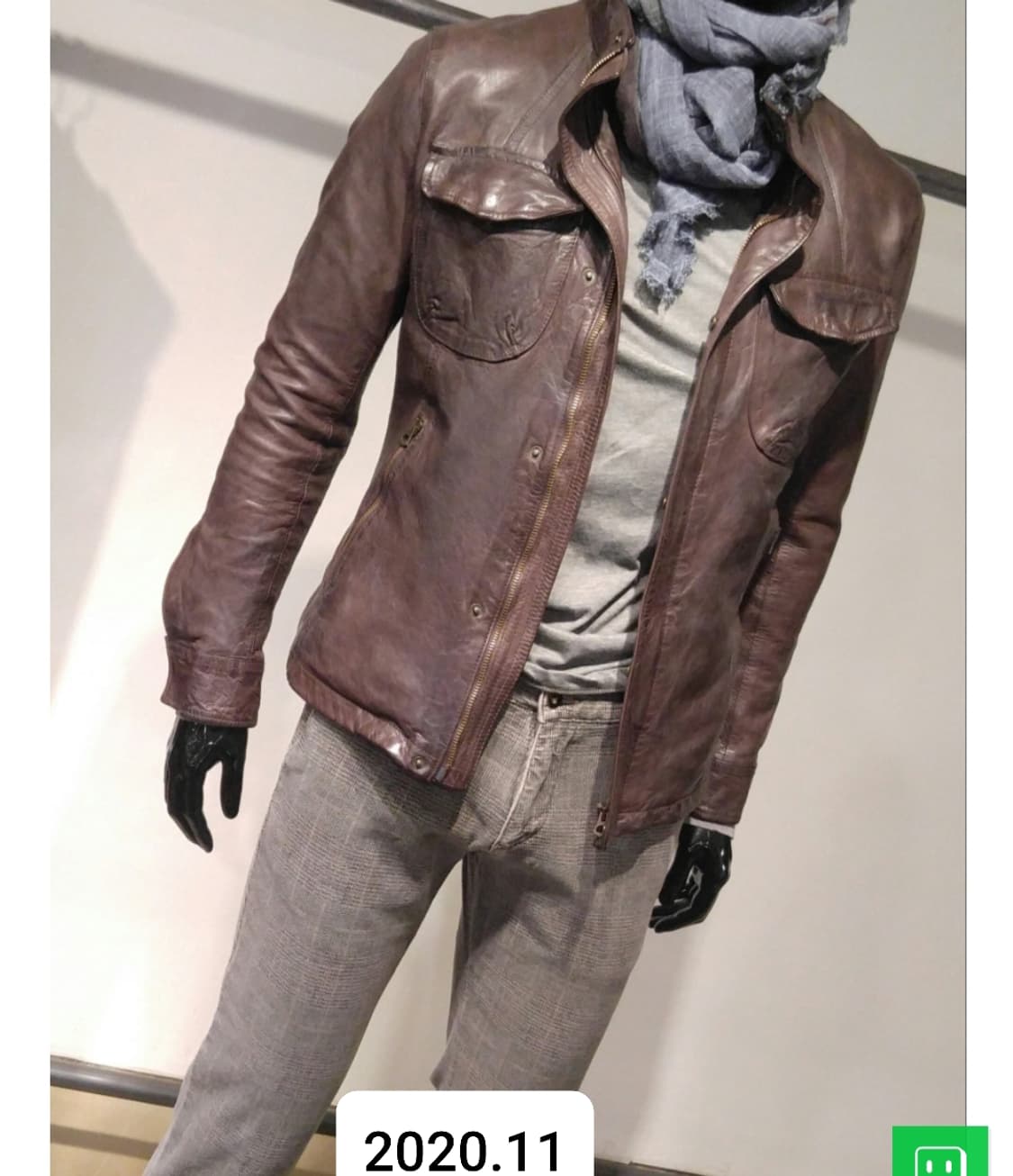 빠니깔레 가죽자켓 상품이미지1