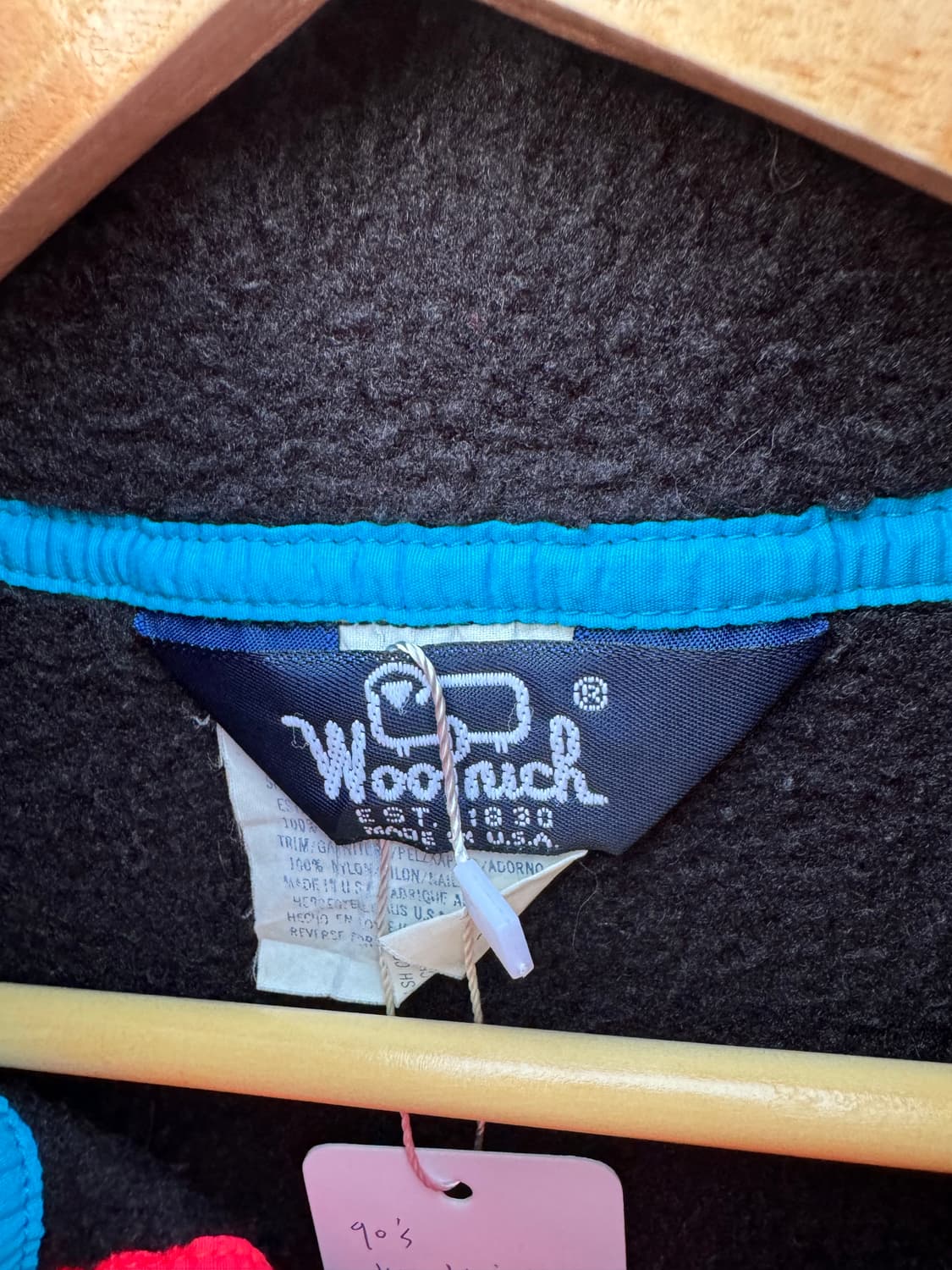 90s 울리치 usa 신칠라 플리스 후리스 포인트 스냅티 상품이미지7