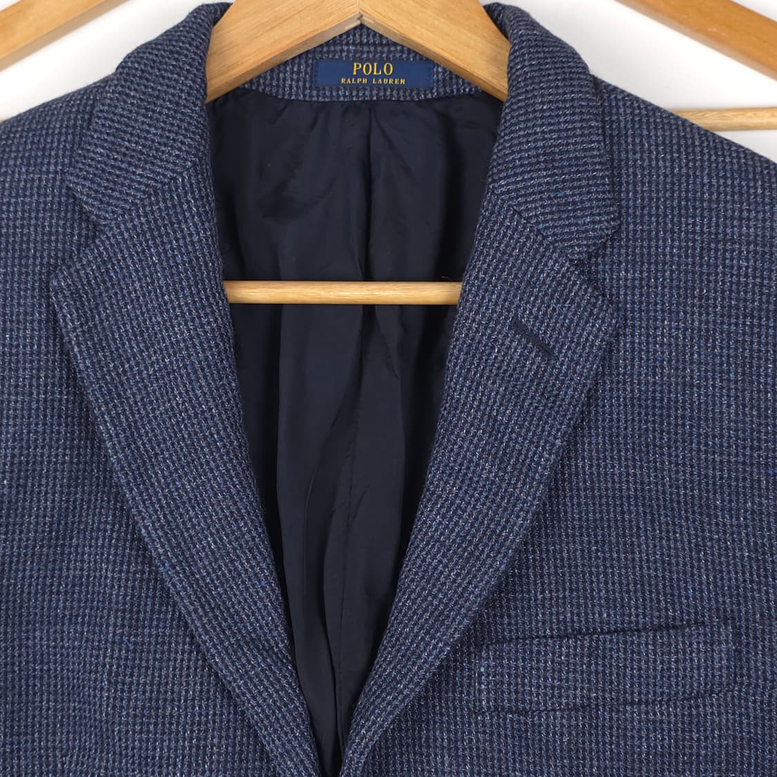 폴로 랄프로렌 린넨 울혼방 자켓 네이비 38R(S-M) 상품이미지4