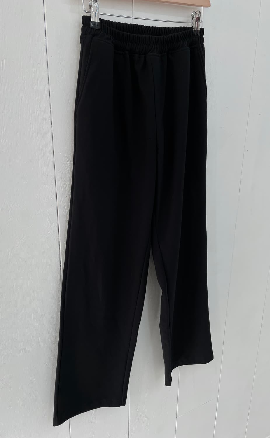 후러브스아트((WHOLOVESART) 와이드 밴딩 슬랙스 상품이미지5