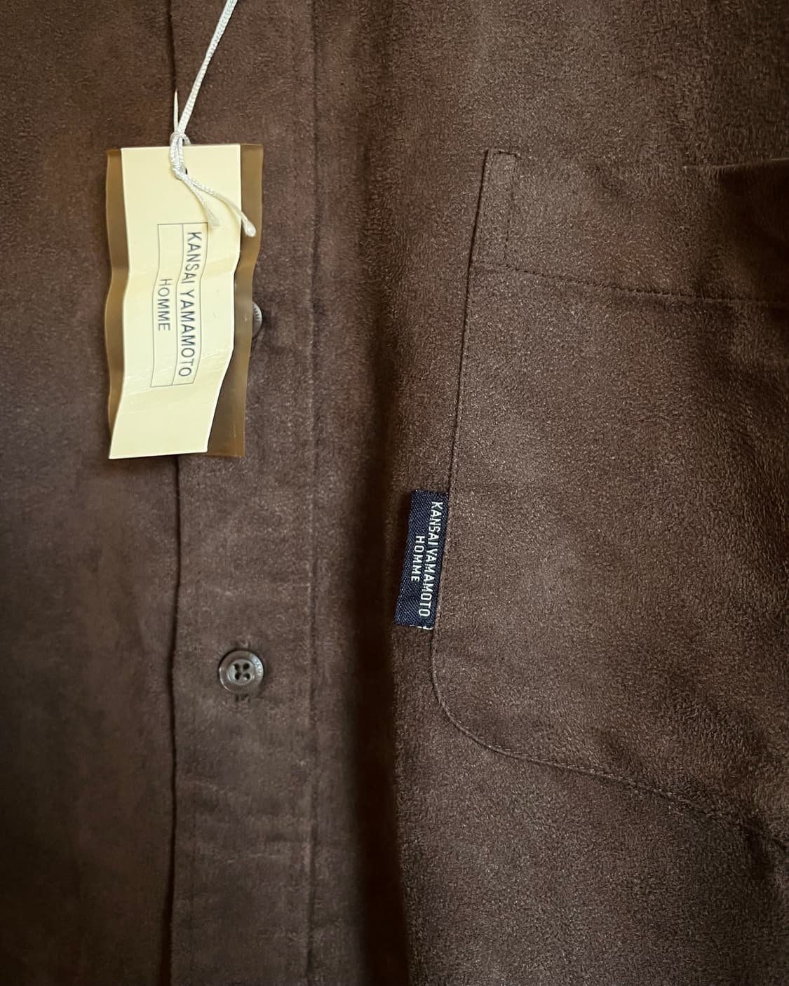 KANSAI YAMAMOTO Homme Suede Shirt 상품이미지5