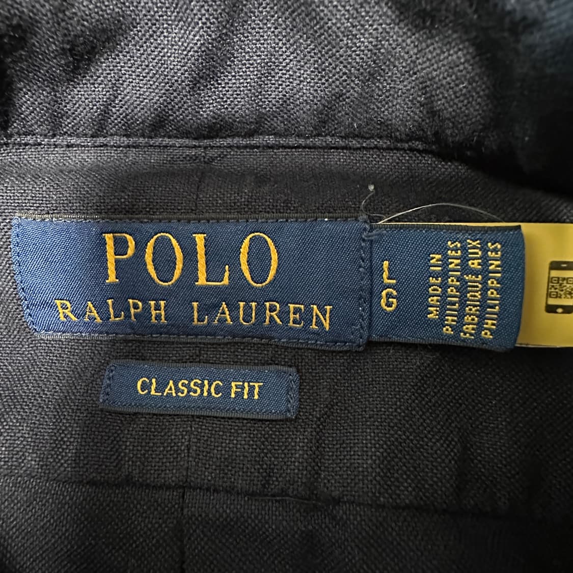 POLO RALPH LAUREN shirt navy 상품이미지4