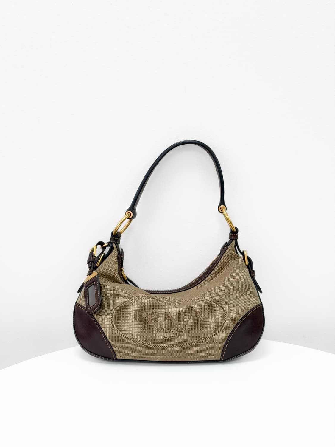 프라다 자카드 호보백 상품이미지2