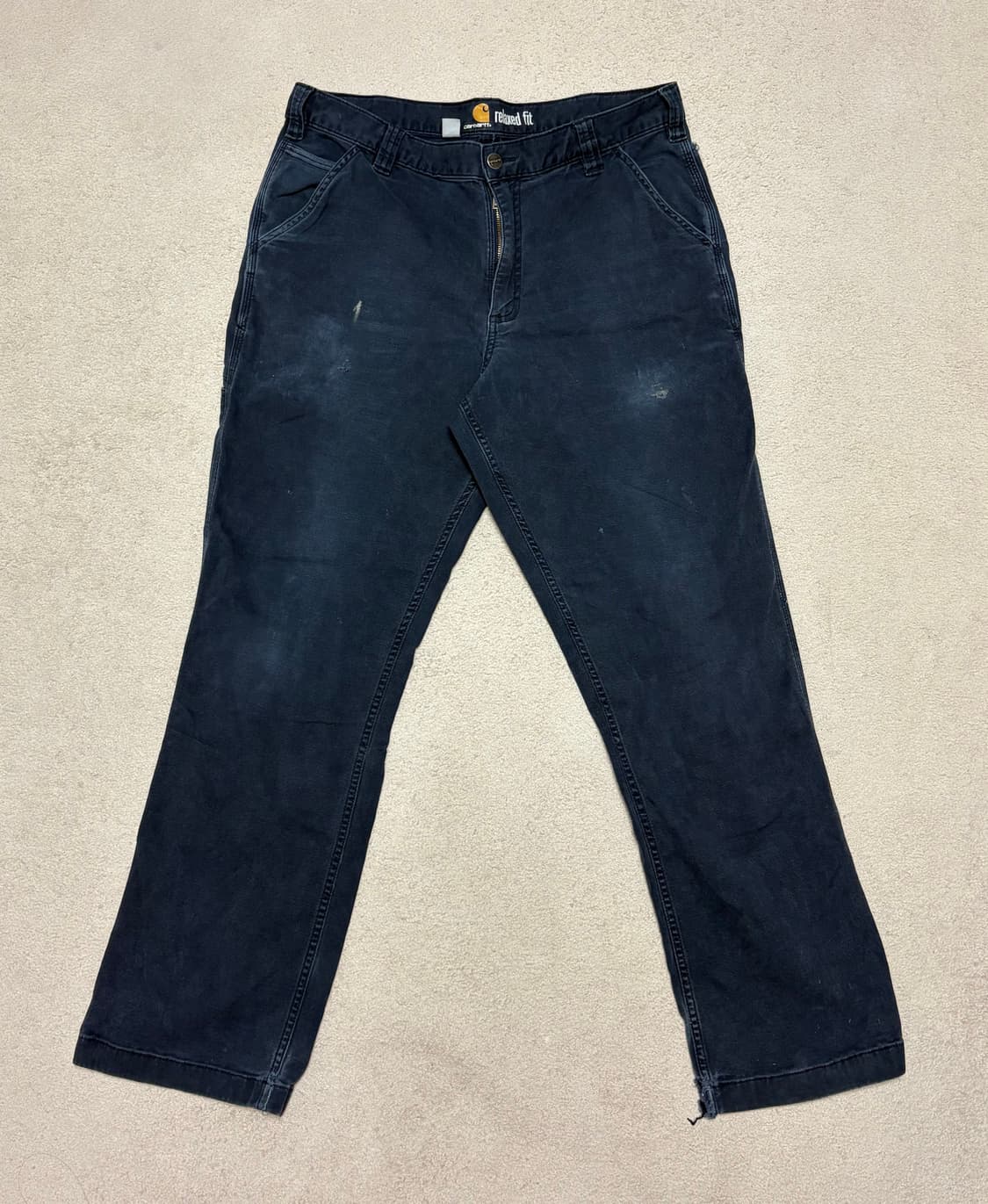 칼하트 럭드 플렉스 릭비 던가리 팬츠 102291 (36 x 32) 상품이미지1