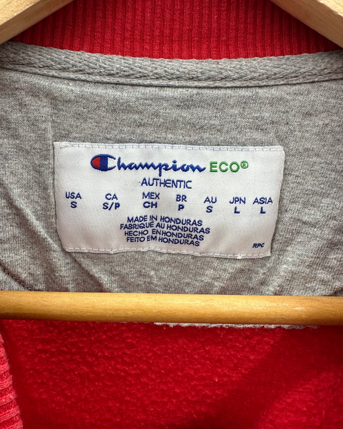 (S)챔피온 기모 맨투맨-M1527 상품이미지5