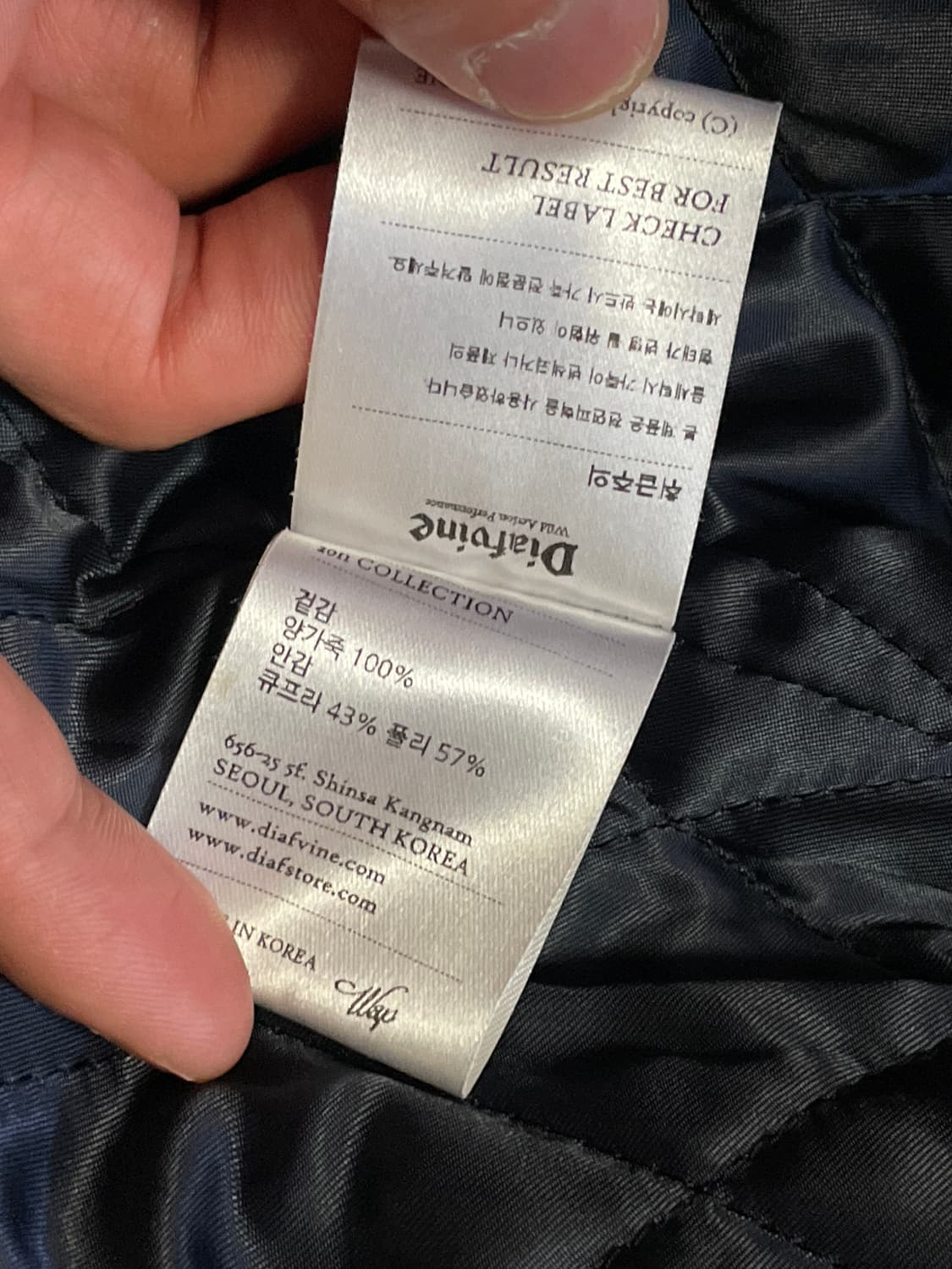 디아프바인 죠니 2WAY 웨스턴 무드 램스킨 양가죽 레더 자켓 상품이미지10