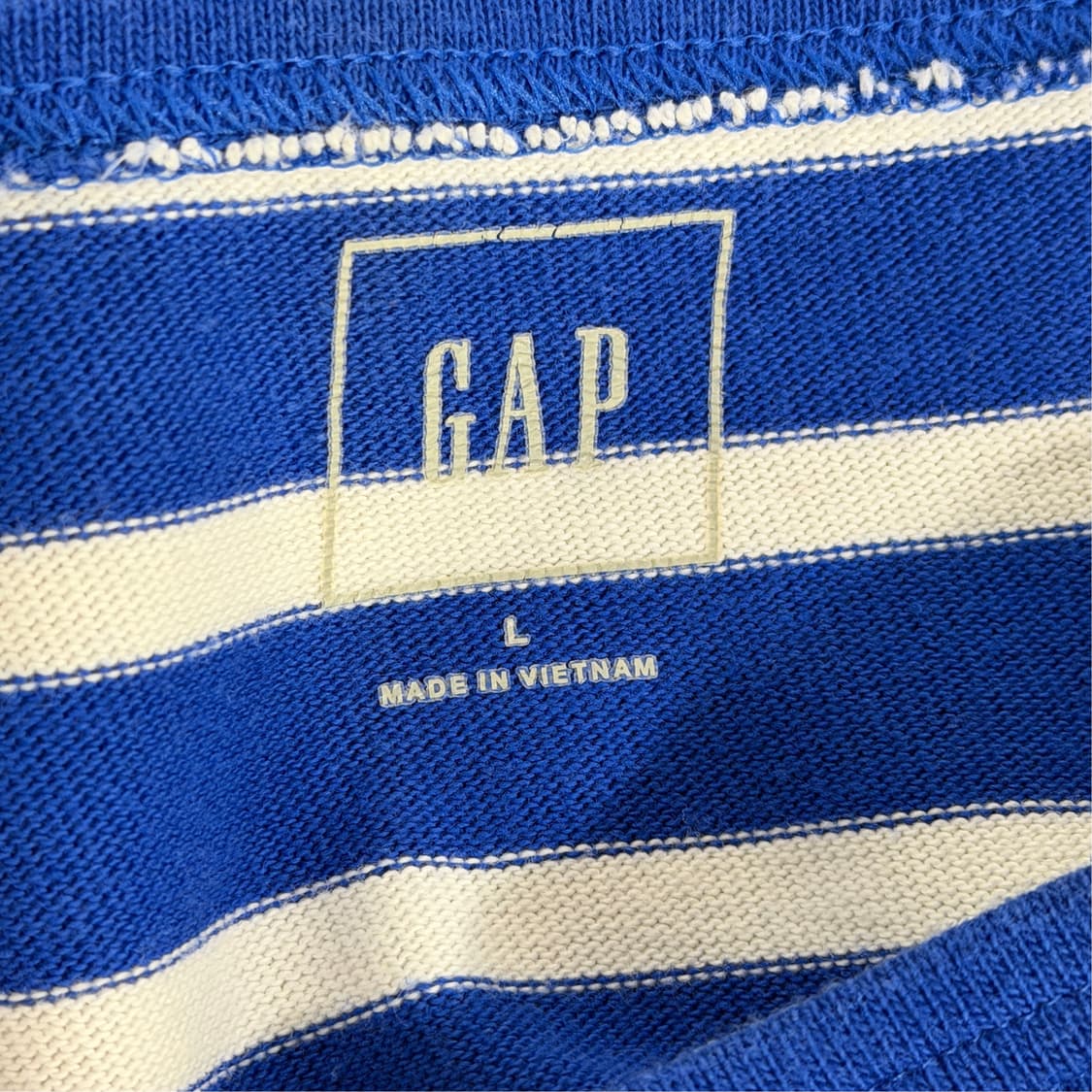 [L] GAP 보트넥 스트라이프 7부 티셔츠 상품이미지5