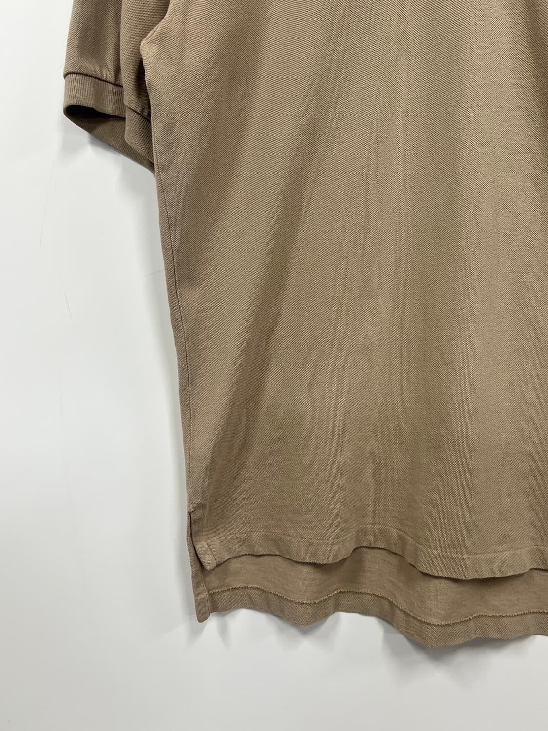 폴로 랄프로렌 카라 베이지 오버핏 반팔 티셔츠 상품이미지3