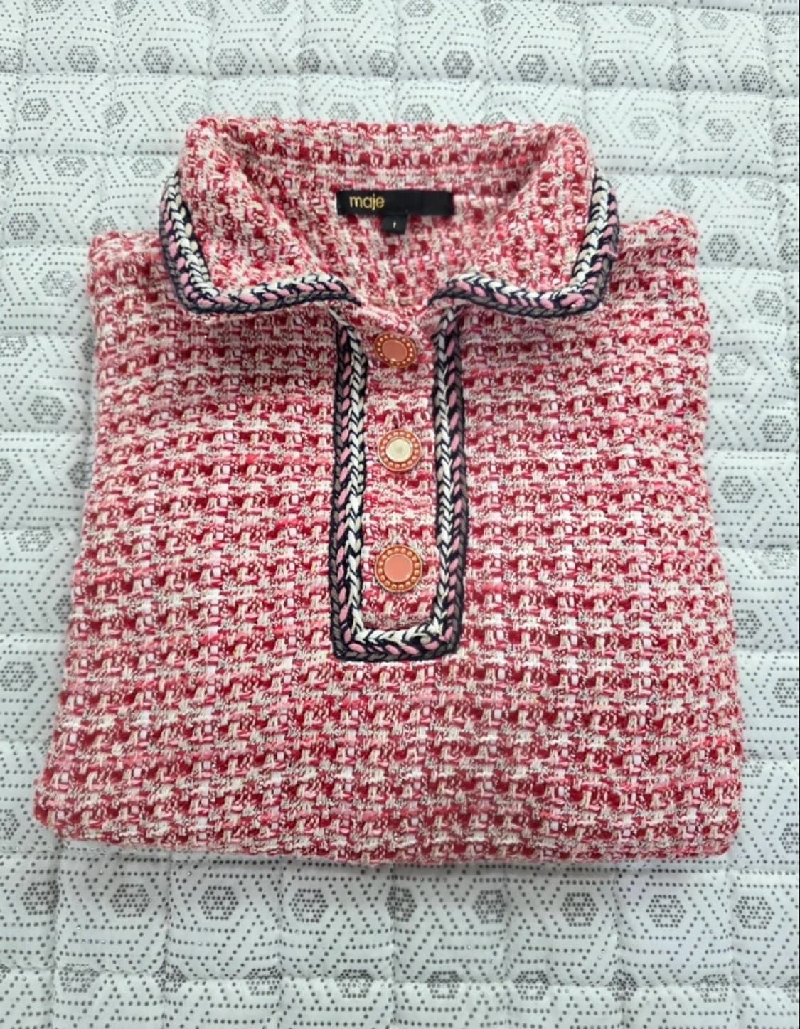 한섬 마쥬 트위드 니트 ~55 상품이미지4