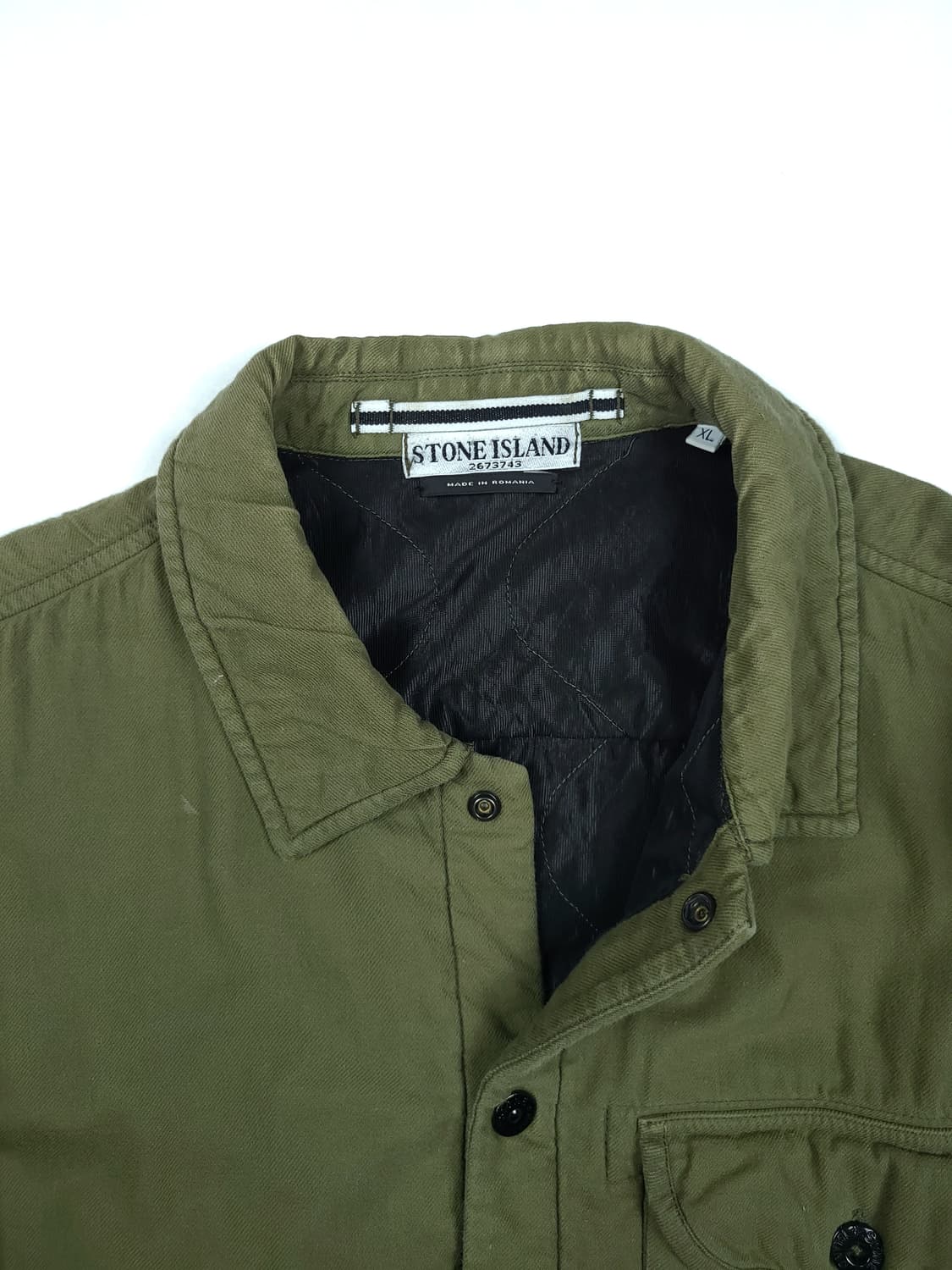 스톤아일랜드 셔츠형 퀼팅자켓 상품이미지6