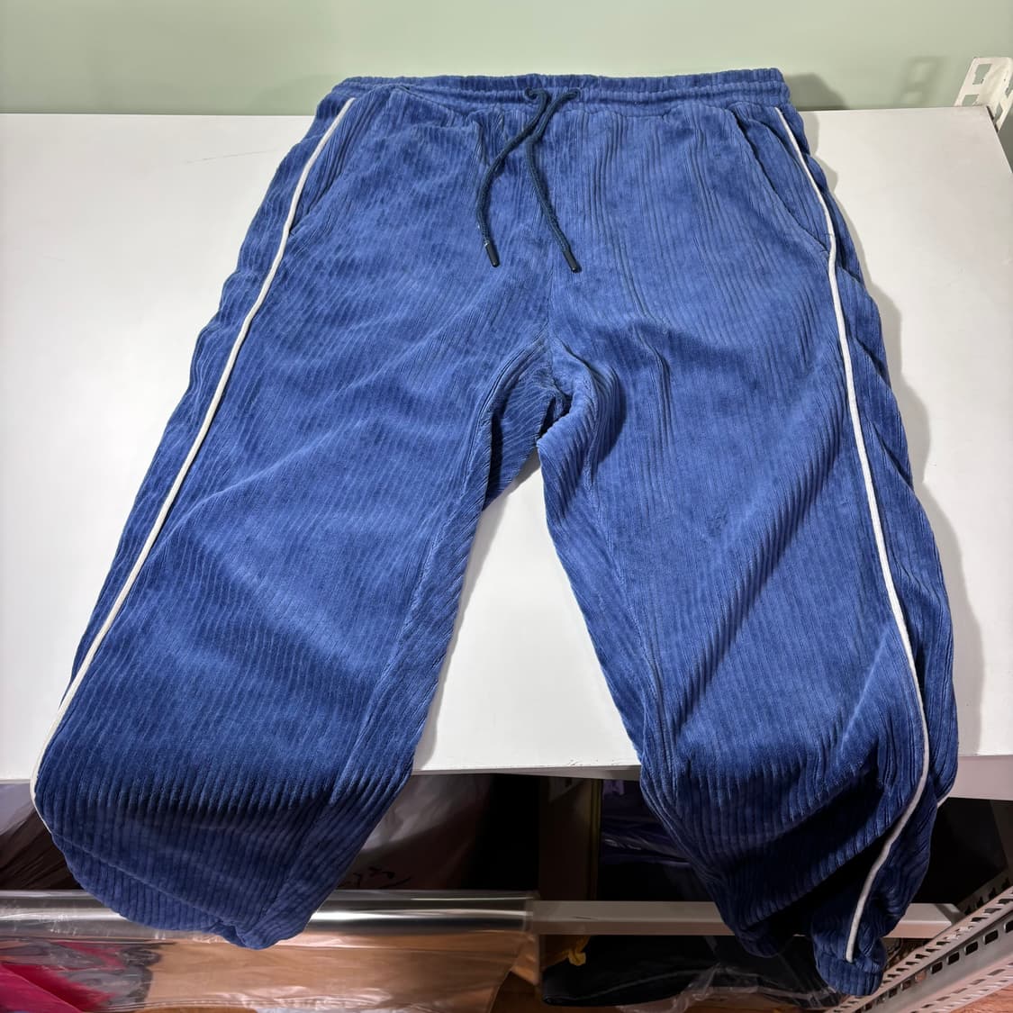 M NBA 네이비 코듀로이 조거팬츠 상품이미지3