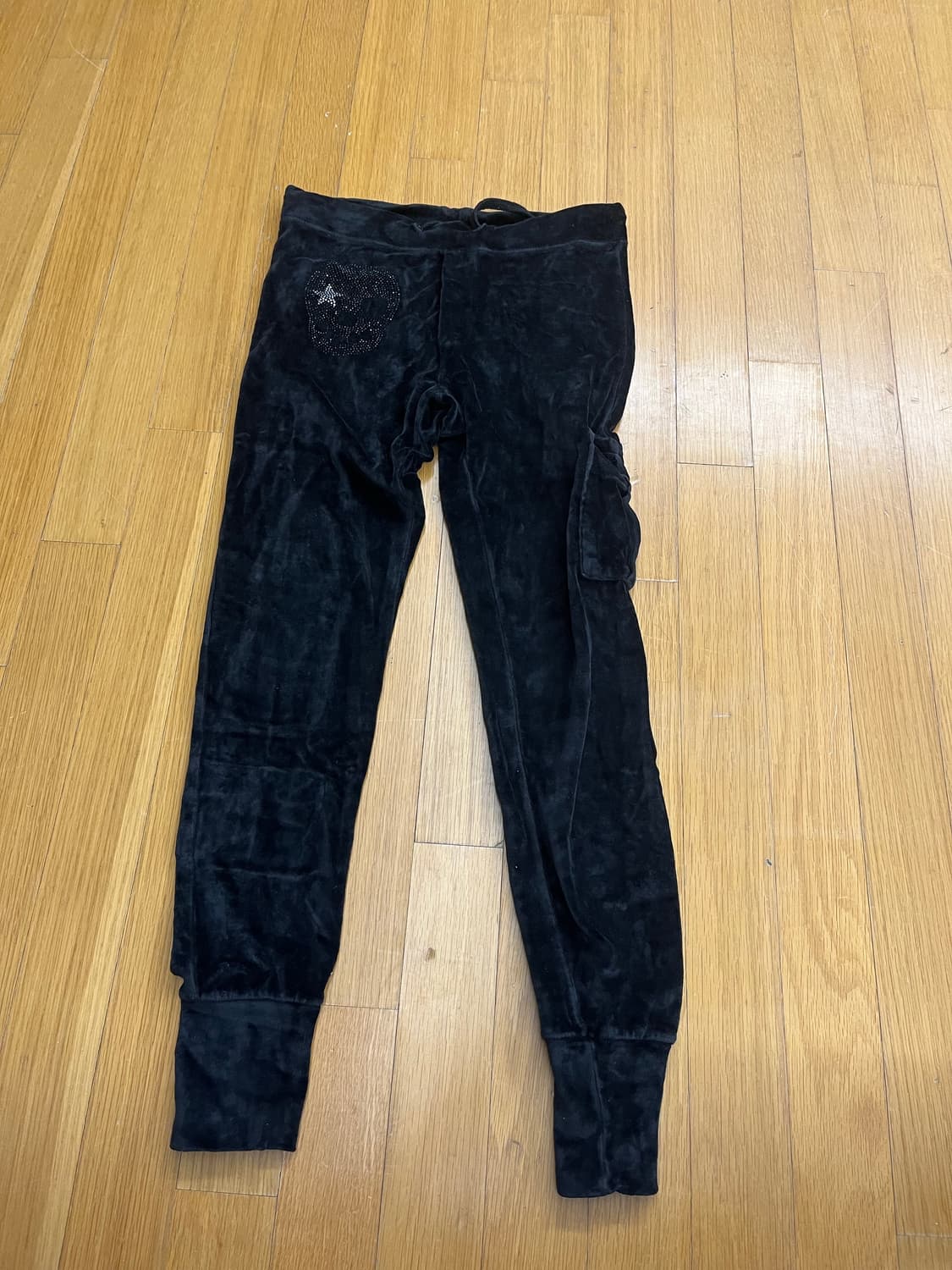 Onè Gyaru st skeleton velvet sweat pants 상품이미지2