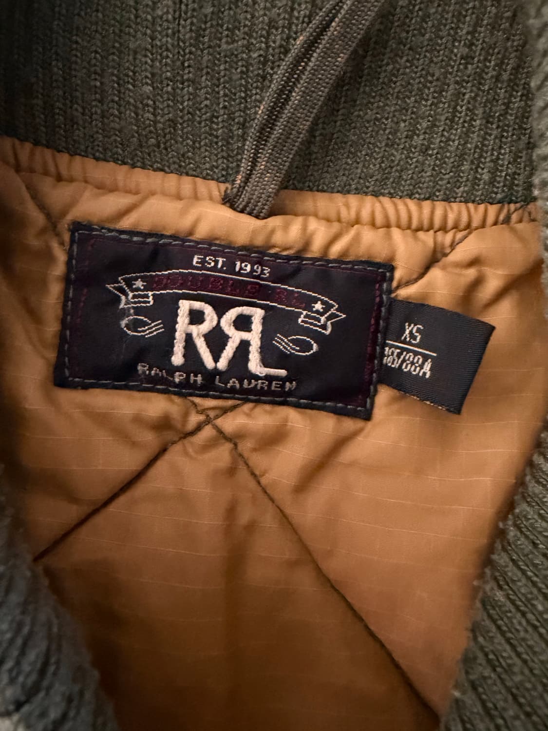 RRL 레더요크 맥브라이드 퀼팅 자켓 XS 상품이미지6