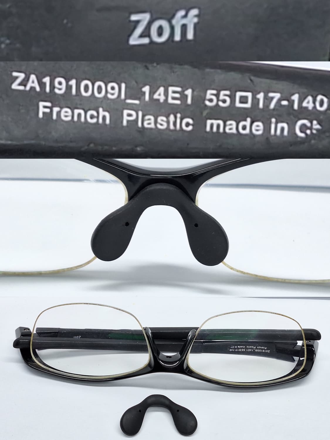 조프 Zoff ZA191009 스포츠 반무테 웰링턴 안경테 안경/일본수입 상품이미지7