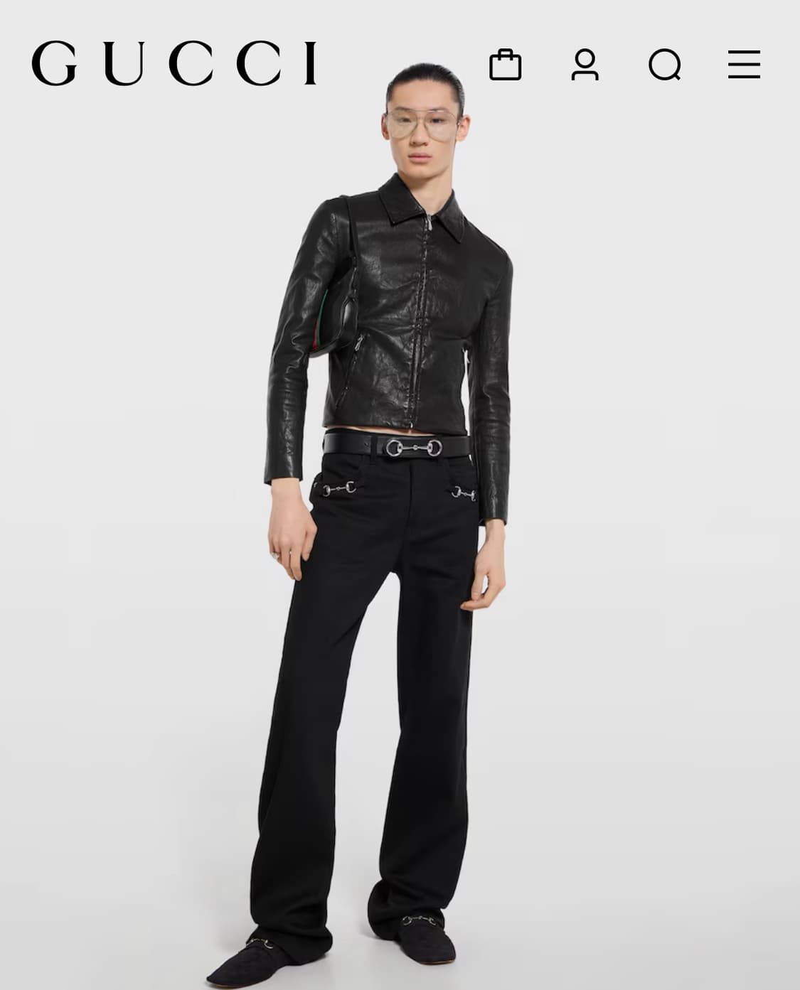 [95] 구찌 뎀나 홀스빗 1955 벨트 상품이미지2