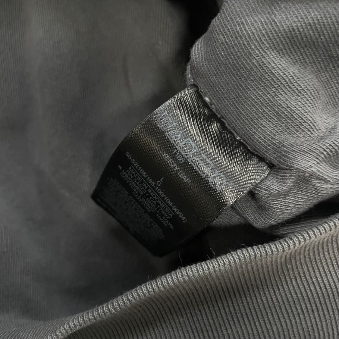 이지 갭 Yeezy gap 후드집업 다크 그레이 상품이미지4