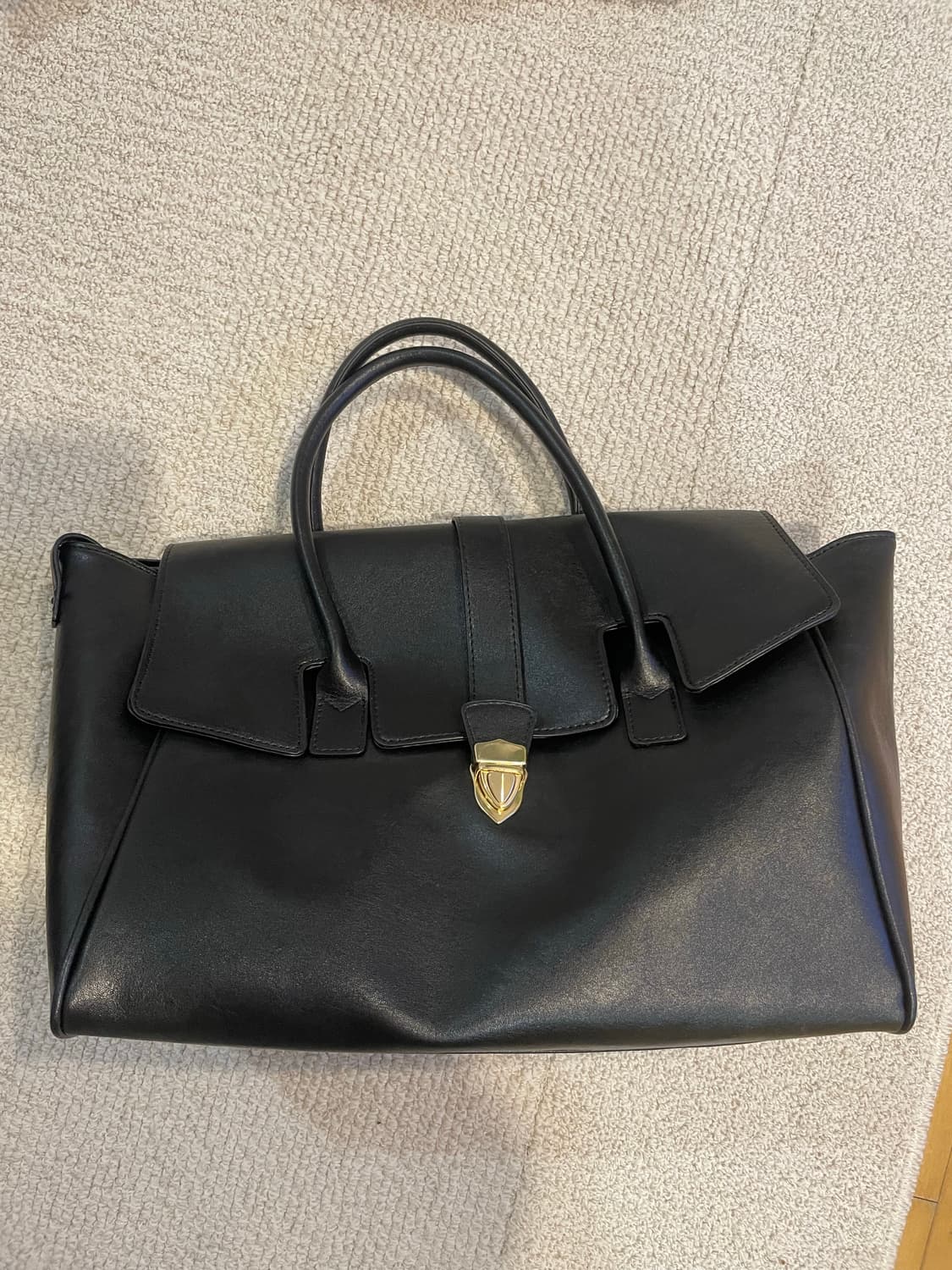 클래식 레더 백 가죽가방 블랙가방 상품이미지2