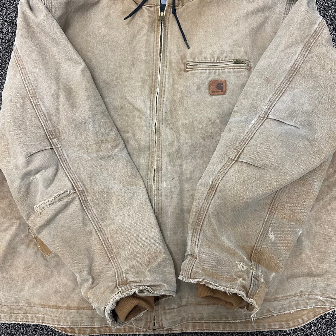 carhartt 칼하트 후드 데미지 워크자켓 XL 상품이미지4