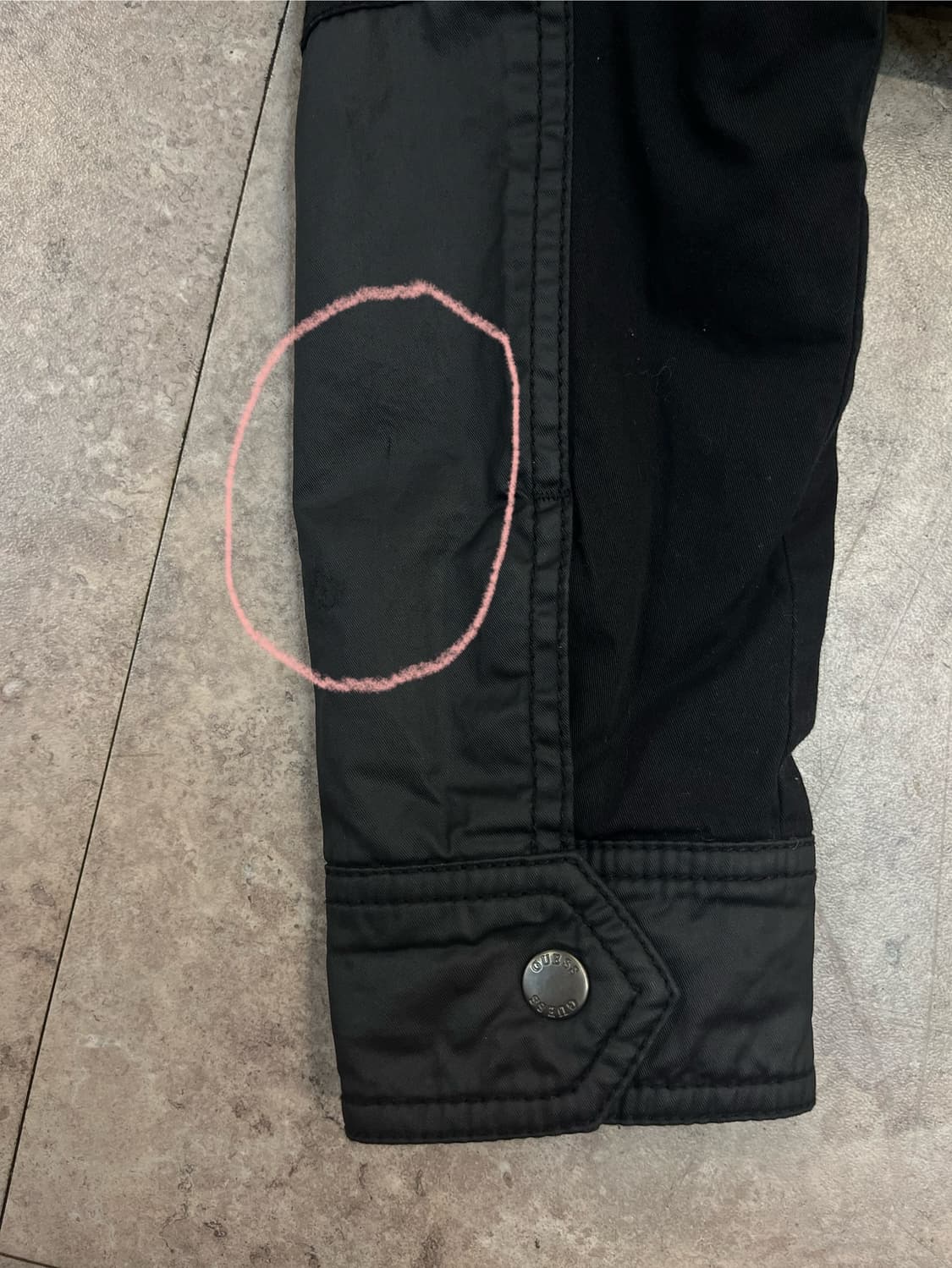 게스 버튼 자켓 블랙 S #csz2657 상품이미지10