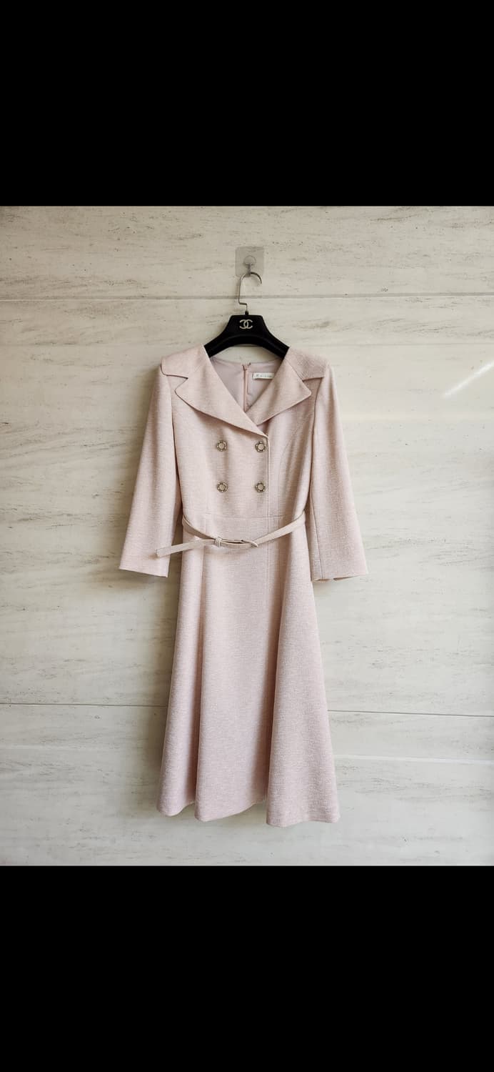 잇미샤 벨티드 페미닌 원피스 55사이즈 상품이미지7