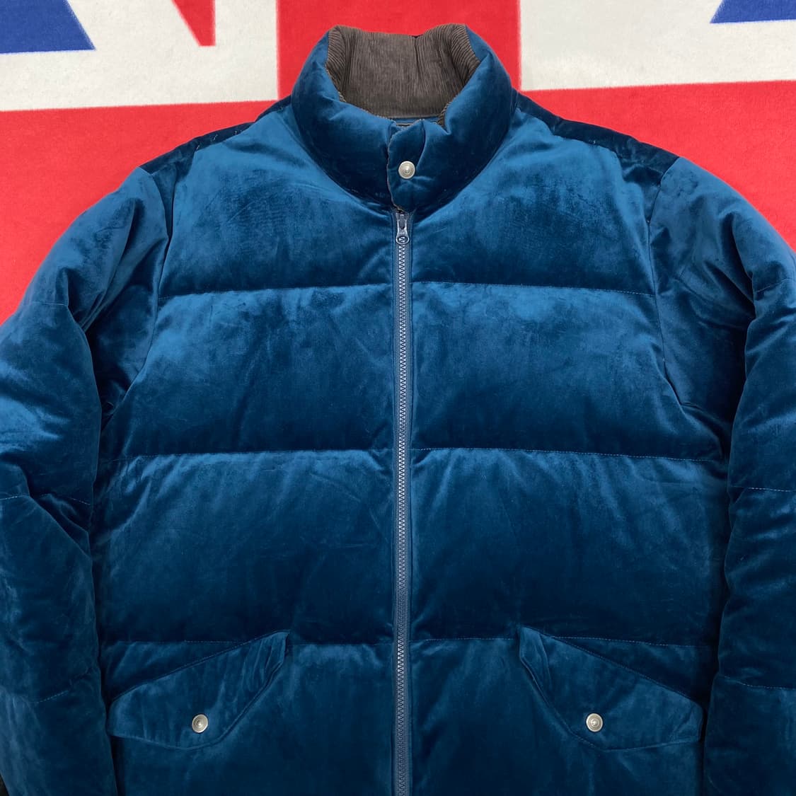 프리즘웍스 벨벳 구스다운패딩 M 실측 L -XL  상품이미지3