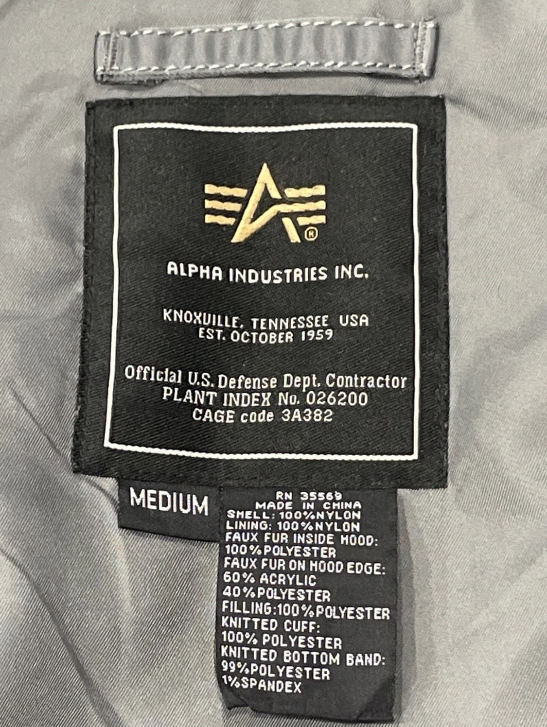 10s 알파 인더스트리 N-2B 모디파이드 플라잉 자켓 상품이미지5