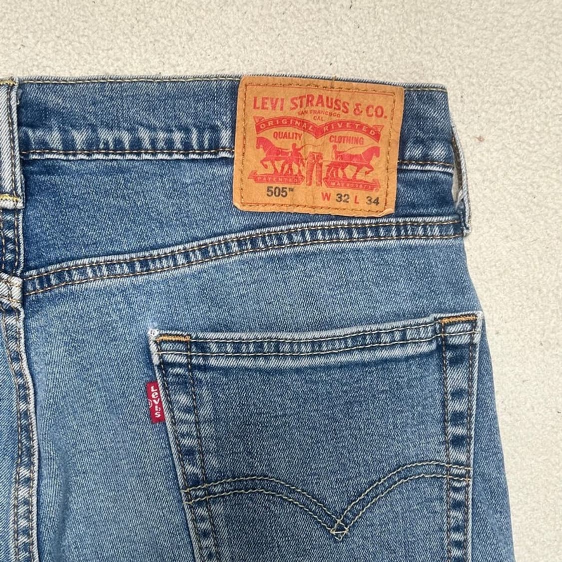 리바이스 505 데님팬츠 W32 L34 상품이미지5