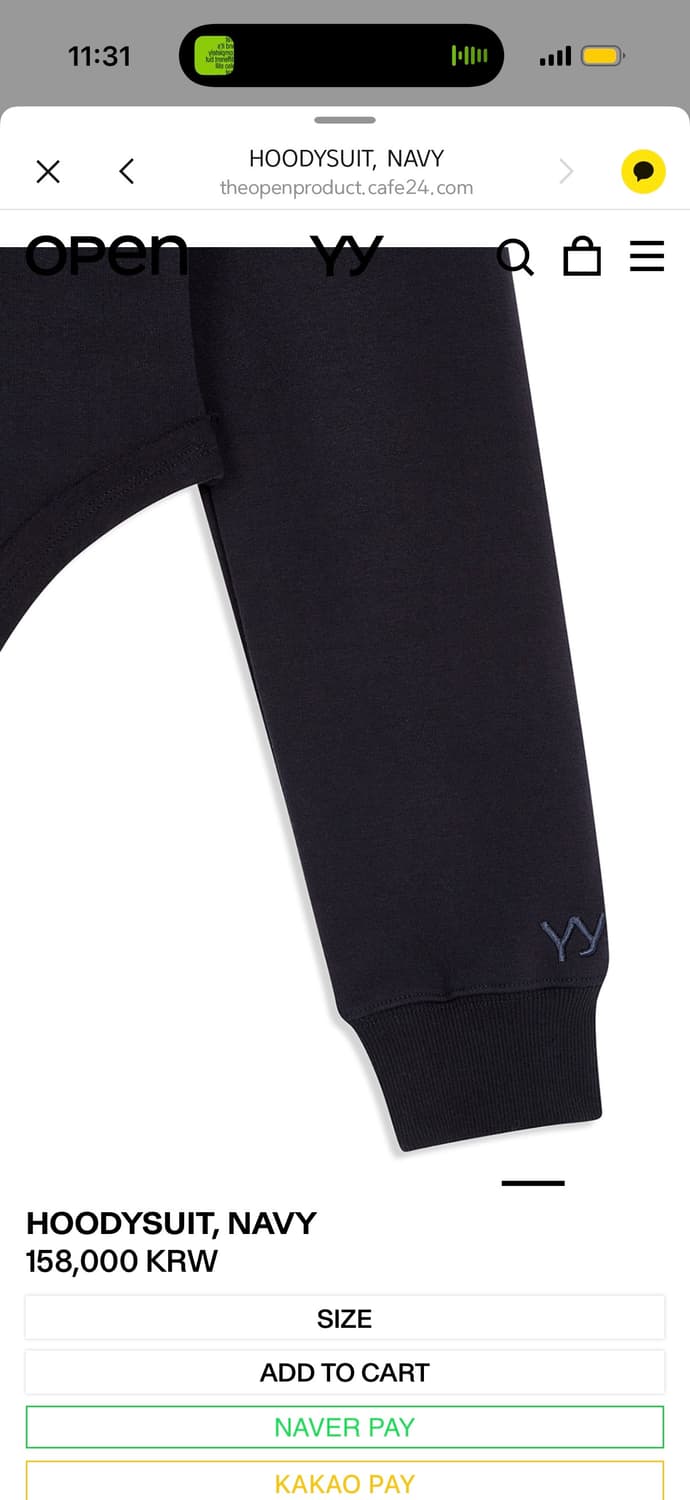 오픈yy hoodysuit navy(후드 네이비)s 상품이미지4