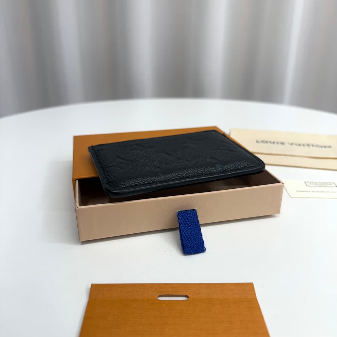 [정품] 루이비통 앙프렝뜨 카드지갑 블랙 상품이미지6