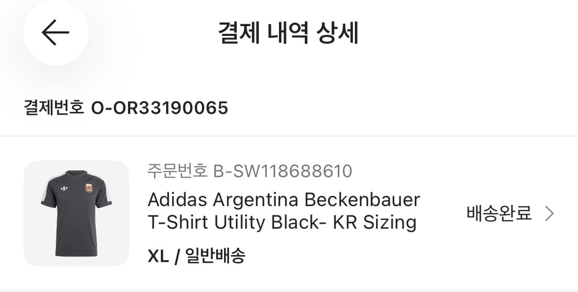 아디다스 아르헨티나 베켄바우어 티셔츠 상품이미지2