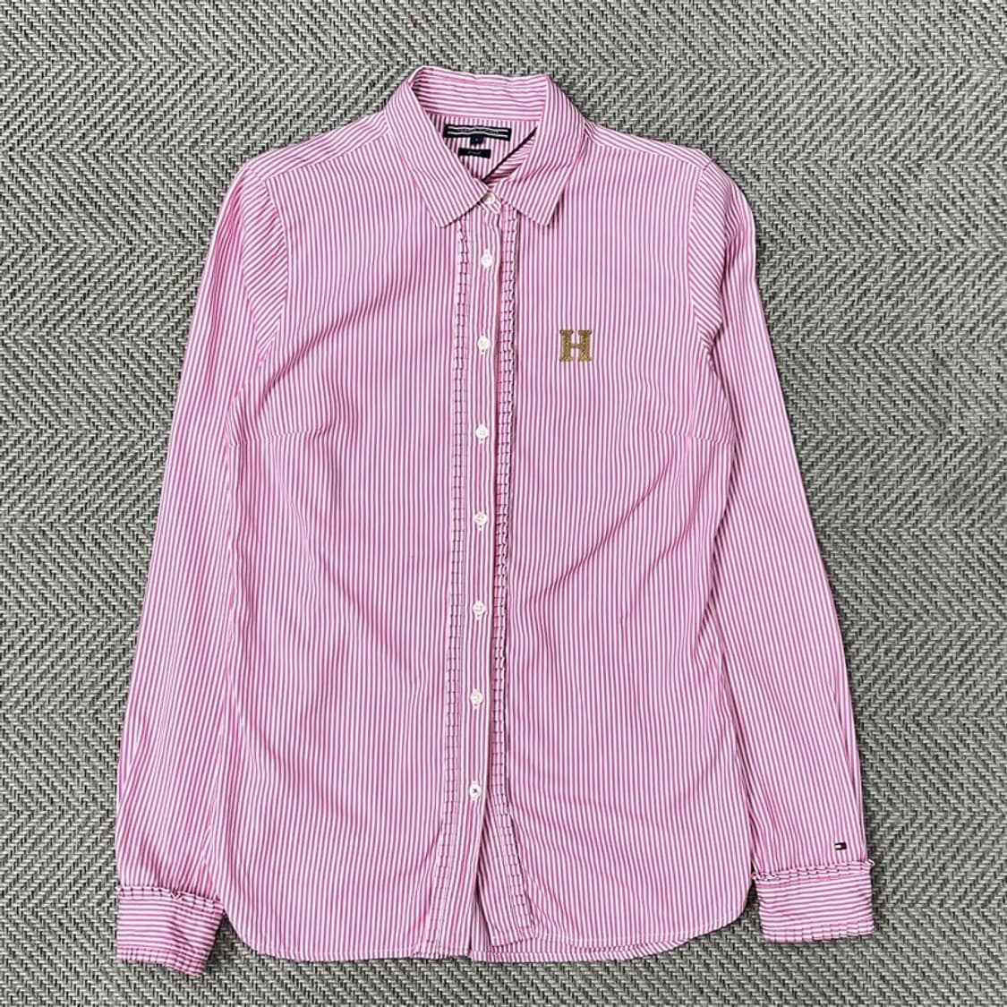 타미힐피거 레이스업 스트라이프 셔츠 v0678 상품이미지1