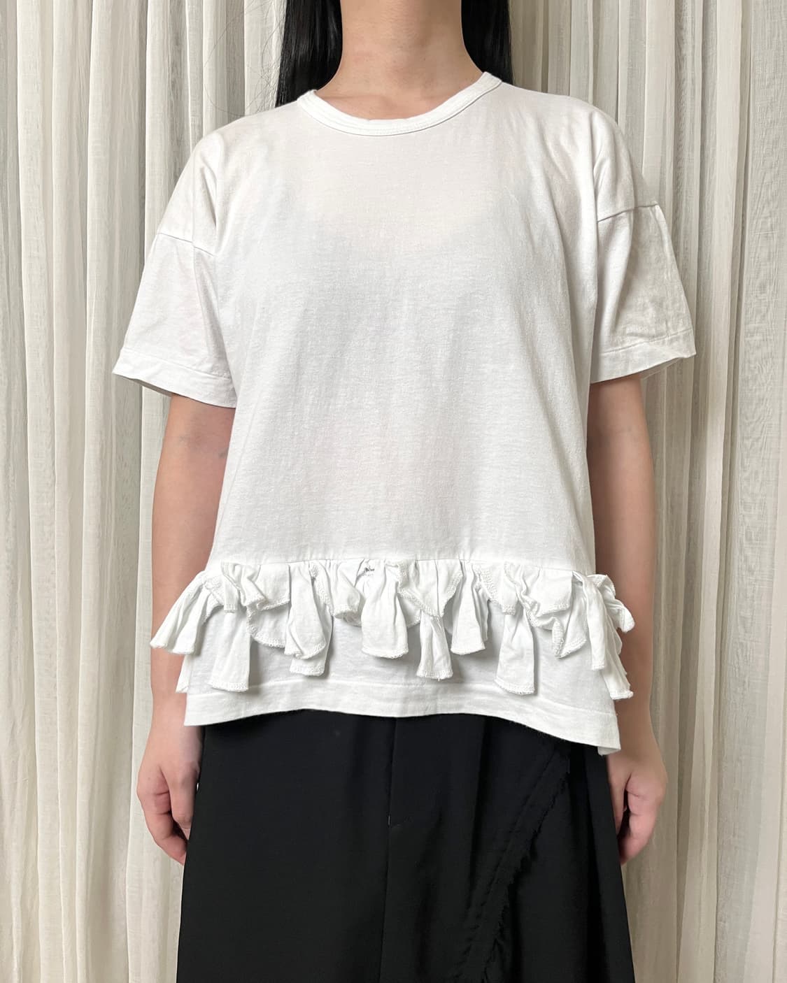 꼼데가르송 프릴 헴 티셔츠 comme des garcons frill 상품이미지7