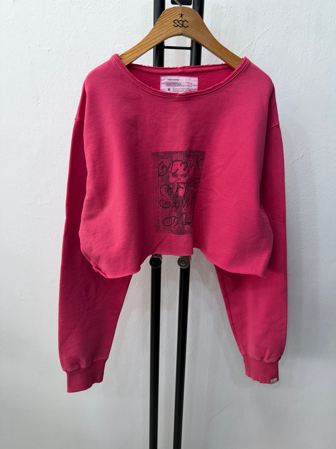 정품) 디스이즈네버댓 여성 크롭 오버핏 맨투맨 M  상품이미지1