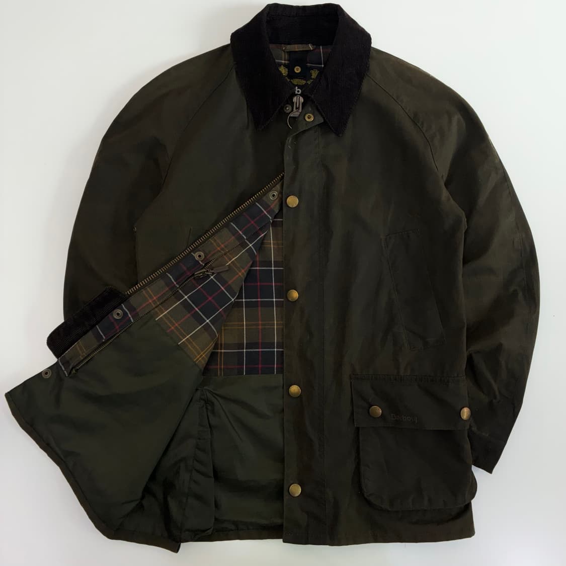 Barbour 바버 카키 비데일 왁싱 자켓 상품이미지3