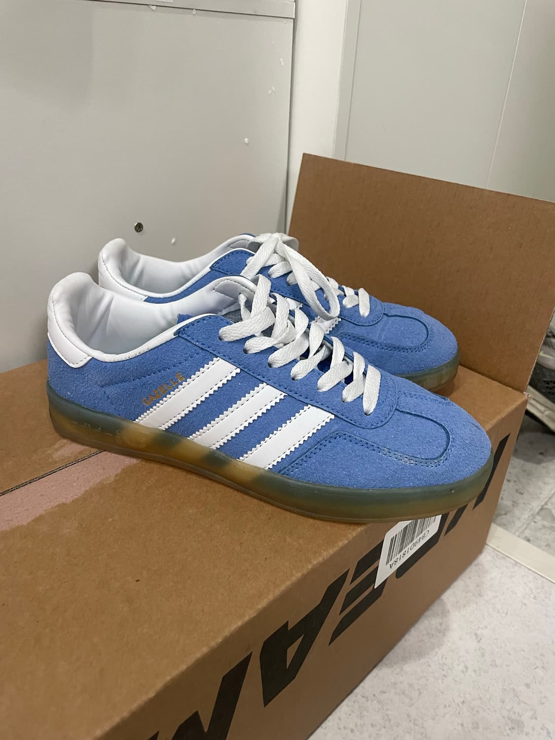 아디다스 가젤 인도어 블루퓨전화이트  235 상품이미지1