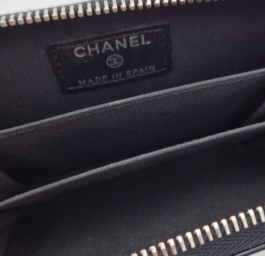 [중고명품셀렉트]샤넬 페이던트 은장 지퍼돌이 카드지갑 상품이미지10