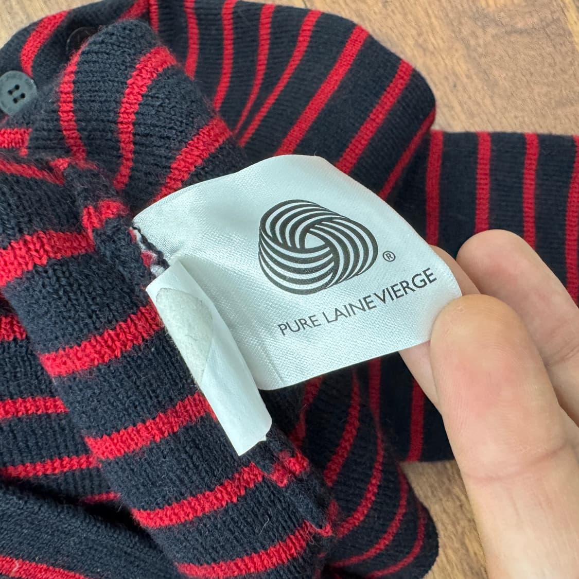 여성용 M~L 세인트제임스 피셔맨 스트라이프 울 니트  상품이미지8