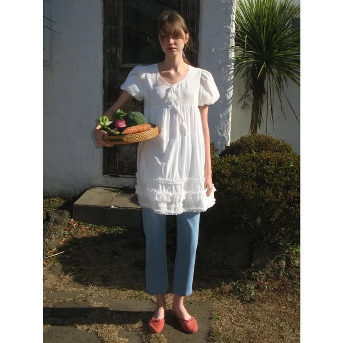 시눈 레이스 퍼프 드레스 상품이미지2