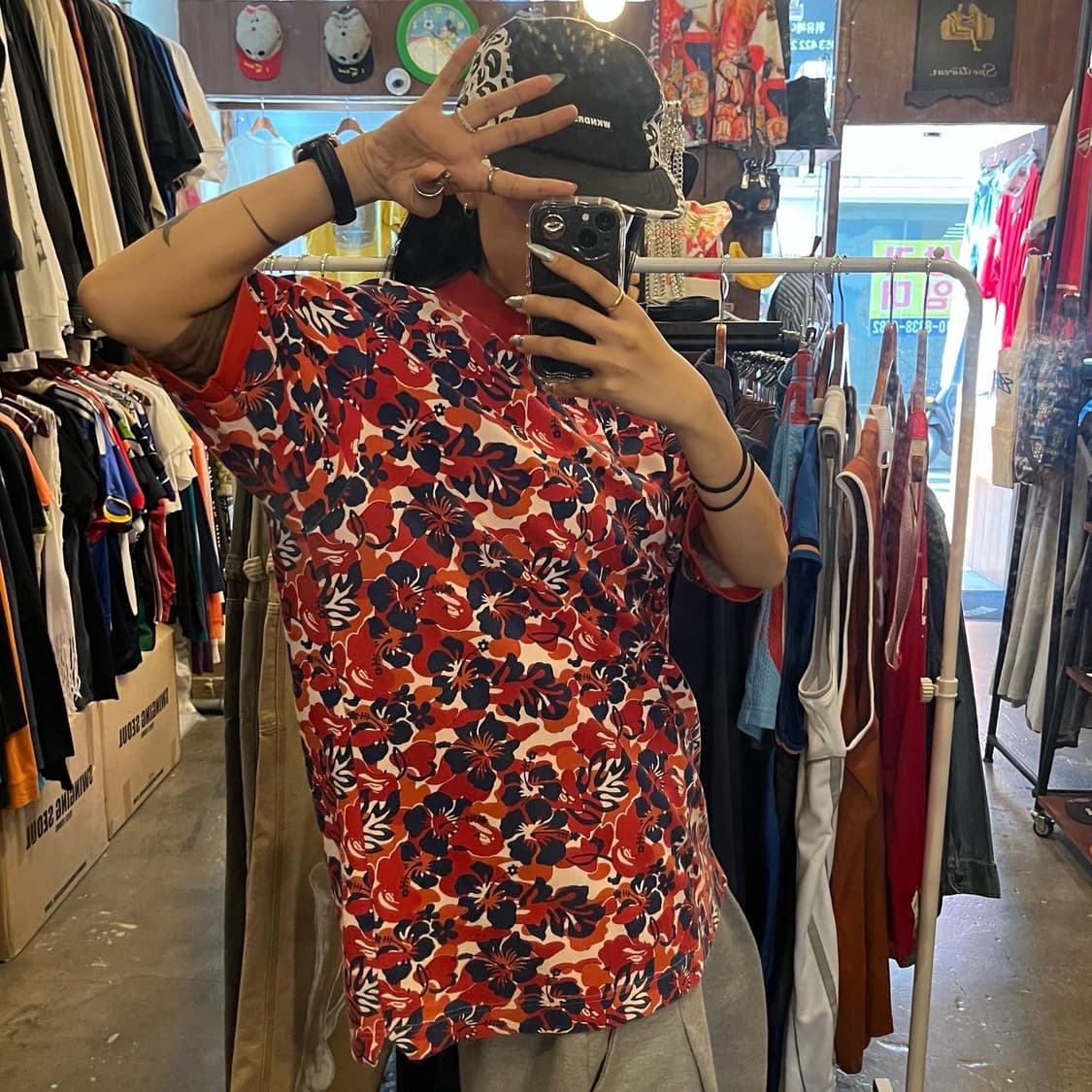 Bape Bathing Ape Red Camouflag 상품이미지9