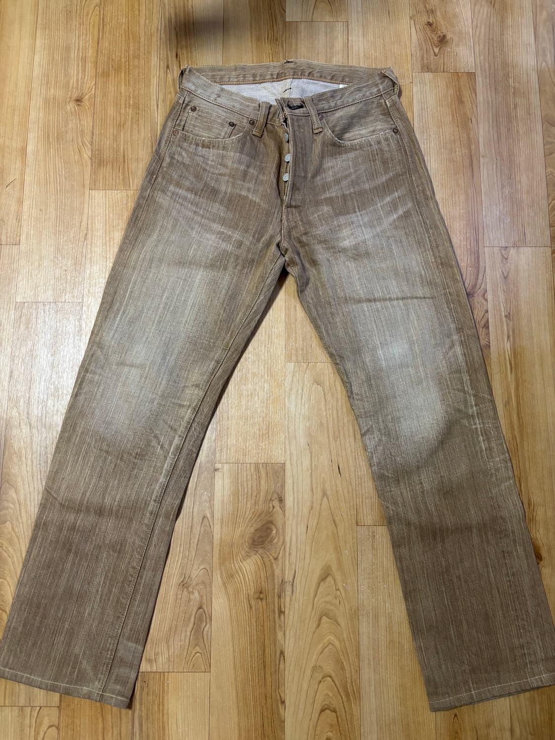 슈가케인 SC40285 브라운 셀비지진 상품이미지1