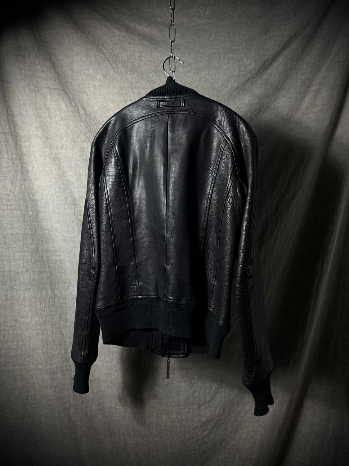 The Viridi-Anne Calf Leather Jacket  상품이미지5