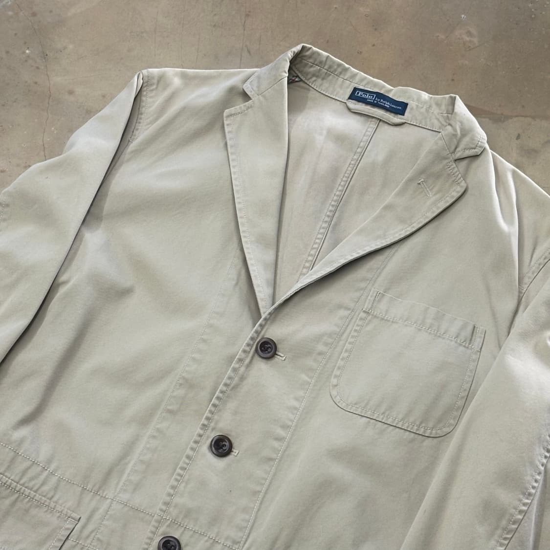 40R 폴로랄프로렌 베이지 코튼 블레이져  상품이미지1