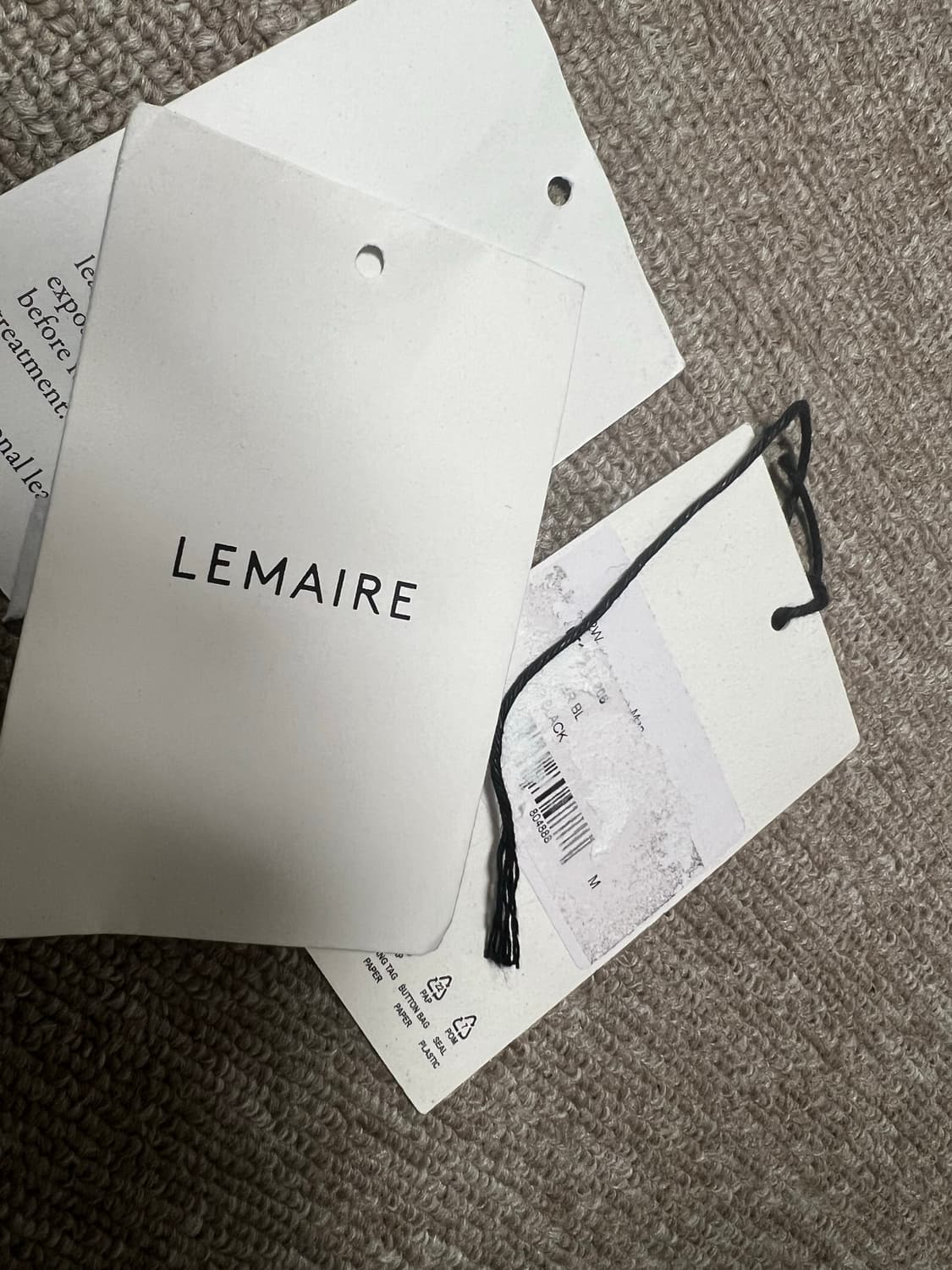 르메르 22fw 크링클드 레더 블루종 M 상품이미지9