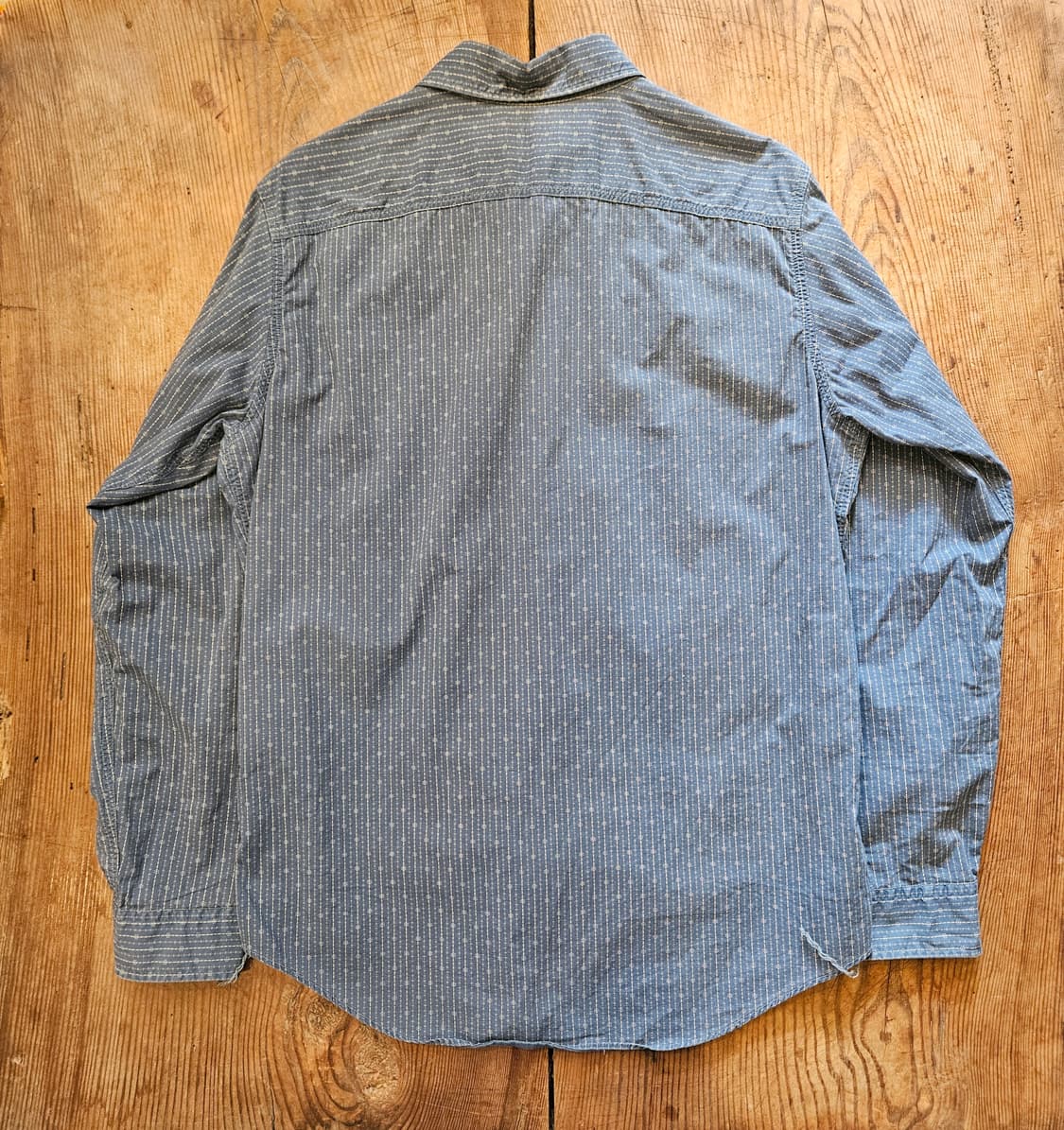 폴로 랄프로렌 인디고 워싱 코튼 스트라이프 셔츠  상품이미지2