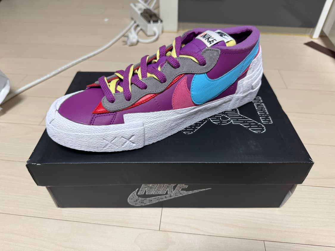 나이키 사카이 카우스 콜라보 블레이저 280사이즈 상품이미지1