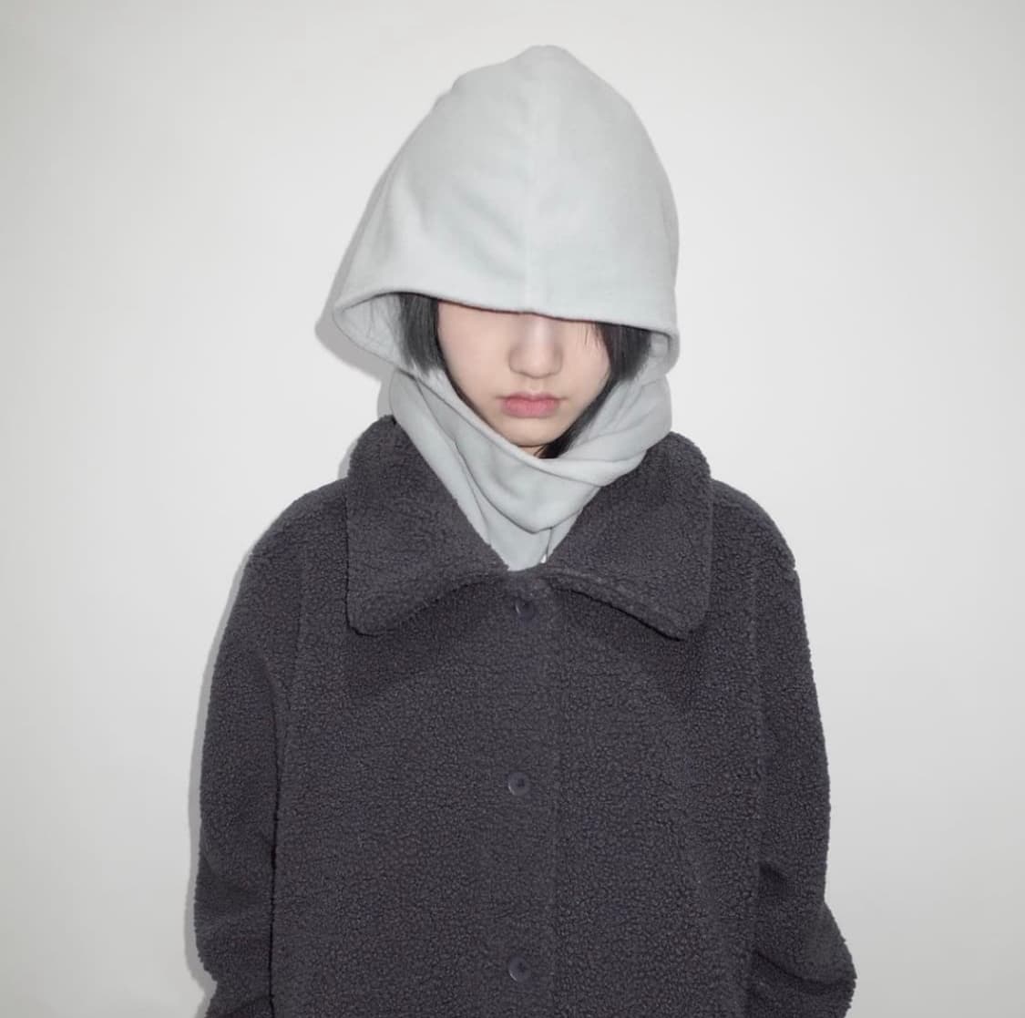 지초이 컴포트 FLEECE HOODIE SCARF 후디 머플러 상품이미지1