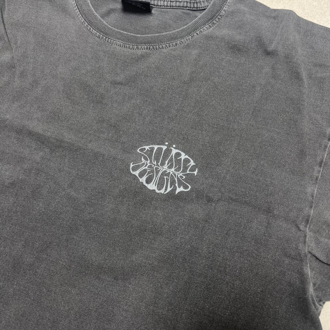 빈티지 스투시 티셔츠 L 그레이 상품이미지3