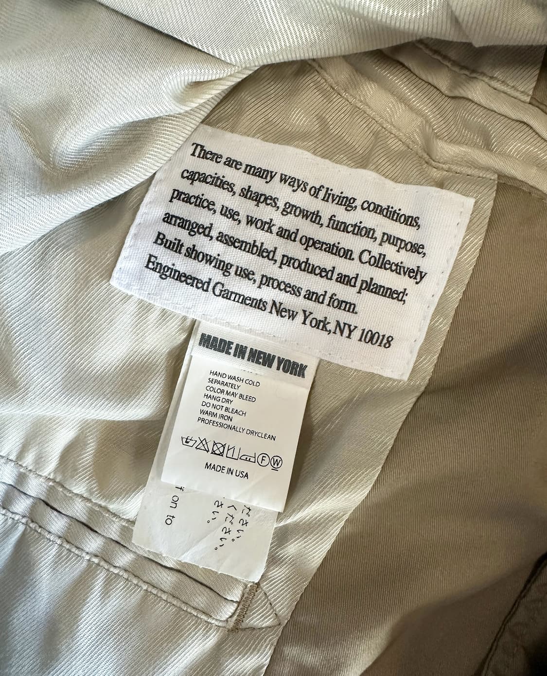 ENGINEERED GARMENTS andover jacket 상품이미지10